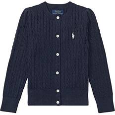 Buttons Cardigans Children's Clothing Polo Ralph Lauren Girl's Cable-Knit Cotton Cardigan - Hunter Navy
