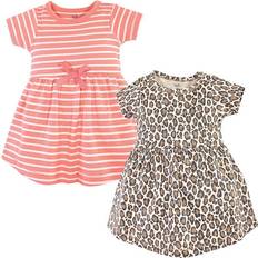 Babies - Elastane Dresses Touched By Nature 2-Pack Leopard Organic Cotton Dresses Leopard
