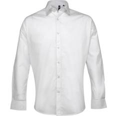 Premier Supreme Poplin Long Sleeve Shirt PR207 Light Colour: