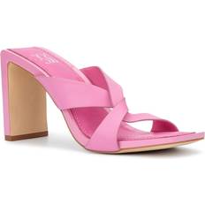Purple Sandals New York & Company Womens Ma22-14 Heeled Sandals, Medium
