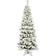 Interior Details Vickerman 7.5 Flocked Pacific Artificial Unlit Christmas Tree