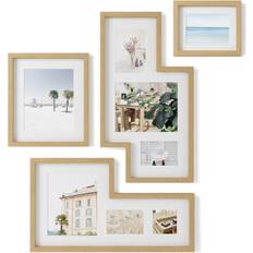 Umbra Bilderrahmen Umbra Mingle Set of 4 Multi Picture Wall Frames Natural Bilderrahmen