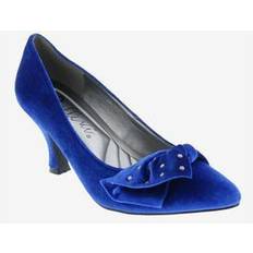 Sandals Bellini Women's Charm Stud Kitten Heel Pump in Royal Velvet (Size M)