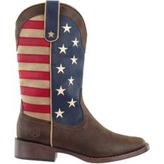 Blue Chukka Boots Roper Ladies American Patriot Sq Toe Boots