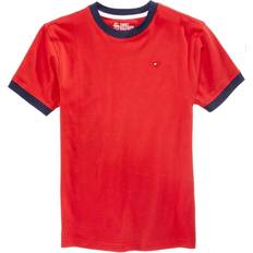 Tommy Hilfiger T-shirts Children's Clothing Tommy Hilfiger Boys' Short Sleeve Ringer Crew Neck T-shirt - Ken Regal Red