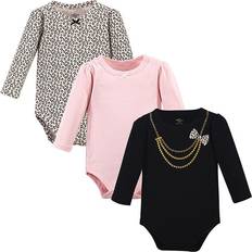 Little Treasures Cotton Bodysuits 3-pack - Leopard Necklace (10177657)