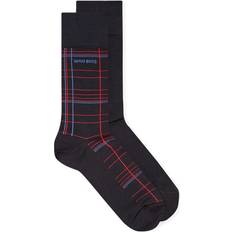 Hugo Boss Herre Sokker Hugo Boss RS Check Socks Pack – Dark