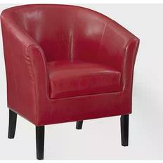 Linon Simon Club Barrel Armchair 33"