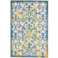 Nourison Aloha ALH21 Blue 35.984x47.992"