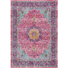 Carpets Nuloom Traditional Medallion Verona Pink 60x90"