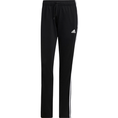 Fitness & Gym - Women Pants Adidas Essentials Warm-UP 3-Stripes Track Pants - Black