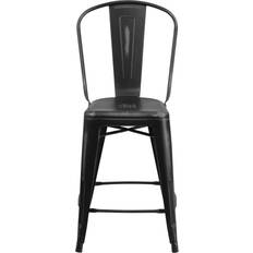 Bar Stools Flash Furniture Distressed Bar Stool 40.2"