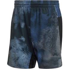 Adidas D4T HIIT Allover Print Training Shorts - Multicolor/Black