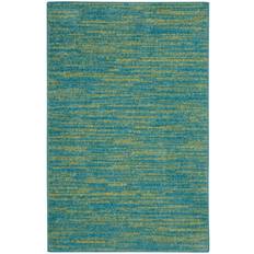 Nourison Essentials NRE01 Green, Blue 23.976x47.992"