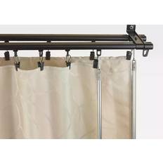 Mounts & Hooks for Curtains Rod Desyne Armor Wall Mount Adjustable Traversing Double Curtain Track 3.4.8cm