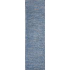 Nourison Essentials NRE01 Blue, Gray 23.976x120"