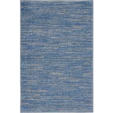 Nourison Essentials NRE01 Blue, Gray 23.976x47.992"