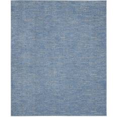 Nourison Essentials NRE01 Blue, Gray 95.984x120"