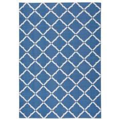 Nourison Home & Garden RS091 Blue 92.992x130"