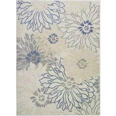 Nourison Passion Blue, Gray, Beige 63x87"