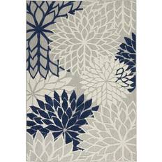 Nourison Aloha ALH05 Blue, Beige 62.992x89"