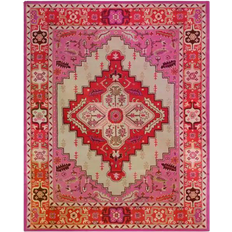 Safavieh Bellagio Collection Red, Pink, Beige 108x144"
