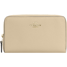 Coach Medium Id Zip Wallet - Gold/Ivory