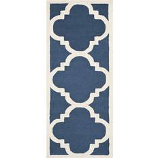 Safavieh Cambridge Collection White, Blue 108x144"