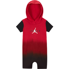 Nike Baby Jordan Hooded Romper - Gym Red (55B576-R78)