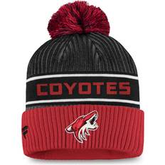 Fanatics Arizona Coyotes Authentic Pro Locker Room Cuffed Knit Hat with Pom Beanie Sr