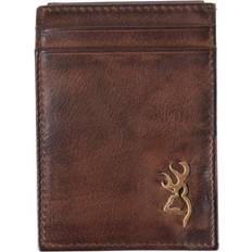 Rod Cases Browning Brass Buck Leather Card Master Wallet