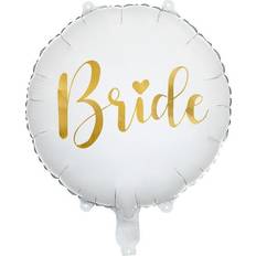 Bride folieballong i vit