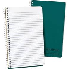 Esselte ESS25400 Wirebound Notebook,Narrow Ruled,80 Sheets,8 in. x 5 in.,Green Cover