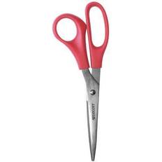 Westcott All Purpose Value Scissors, 8"L Pointed, Red