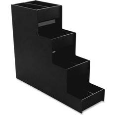 Step Stools Vertiflex VFC-1916RC Narrow Condiment Organizer, 4 Shelves, 8 Compartments, Black