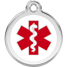 Red Dingo Medical Alert Personalized Dog & Cat ID Tag