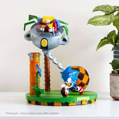 Sonic the Hedgehog Action Figures Official Sonic the Hedgehog 30th Anniversary Statue Blue/Green/Orange One-Size