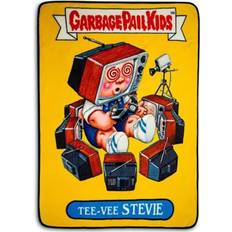 Tow Trucks Adult Tee-Vee Stevie Garbage Pail Kids Blanket Red/Gray/Yellow One-Size
