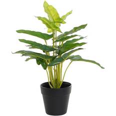 Schwarz Weihnachtsbäume Dkd Home Decor ative Plant Black Green PVC PP Iris (25 x 25 x 30 cm) Weihnachtsbaum