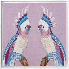 Jonathan Adler Parrots Beaded Wall Decor 36x36"