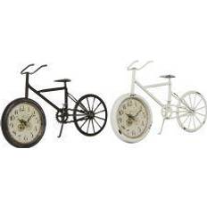 Table Clocks Litton Lane Metal Country Cottage Clock, 8x12x3