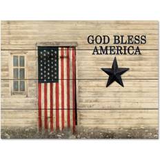 Courtside Market 1776 Country Flag 16 x 20 Canvas Wall Art