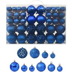 Black Christmas Tree Ornaments vidaXL Christmas Ball Christmas Tree Ornament 100