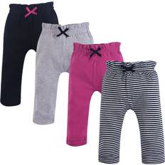 Touched By Nature Baby Organic Harem Pants Set 4-pack - Black Berry