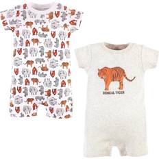 Touched By Nature 2-Pack Seal Organic Cotton Rompers