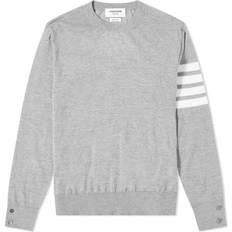 Men - Merino Wool Tops Thom Browne 4-Bar merino pullover sweater