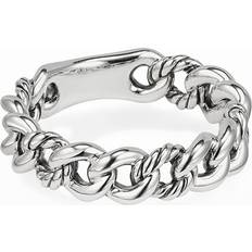 David Yurman Belmont Curb Link Band Ring - Silver