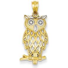 Macy's Owl Pendant - Gold/Silver