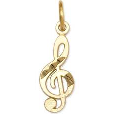 Macy's Gold Charms & Pendants Macy's Treble Clef Charm - Gold