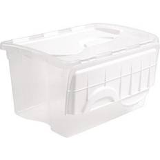 Sterilite 9.5 x 6.5 x 4 inch Clear Open Storage Bin with Carry Handles (48 Pack)